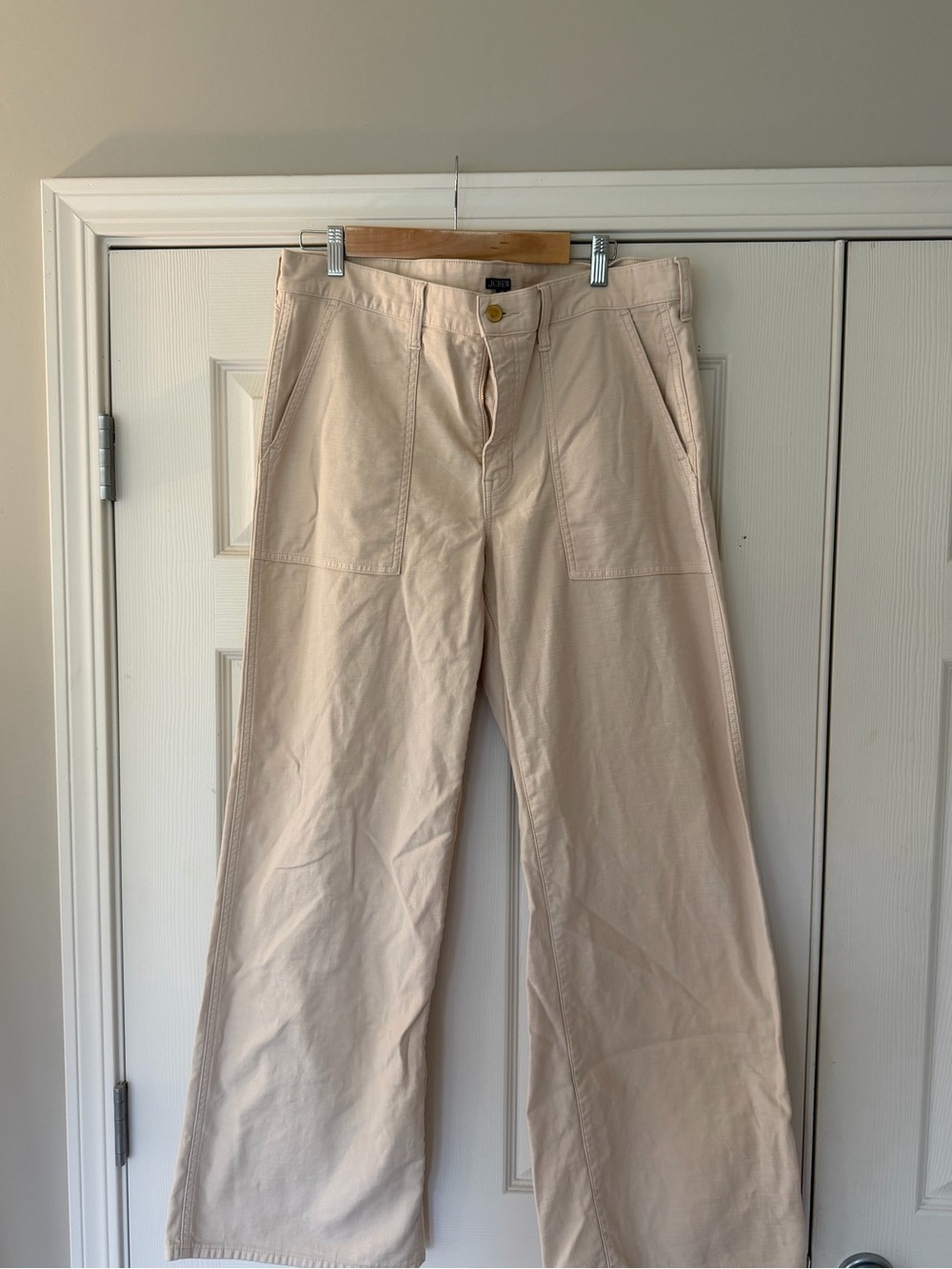 J. Crew tall wide leg woven utility pants
